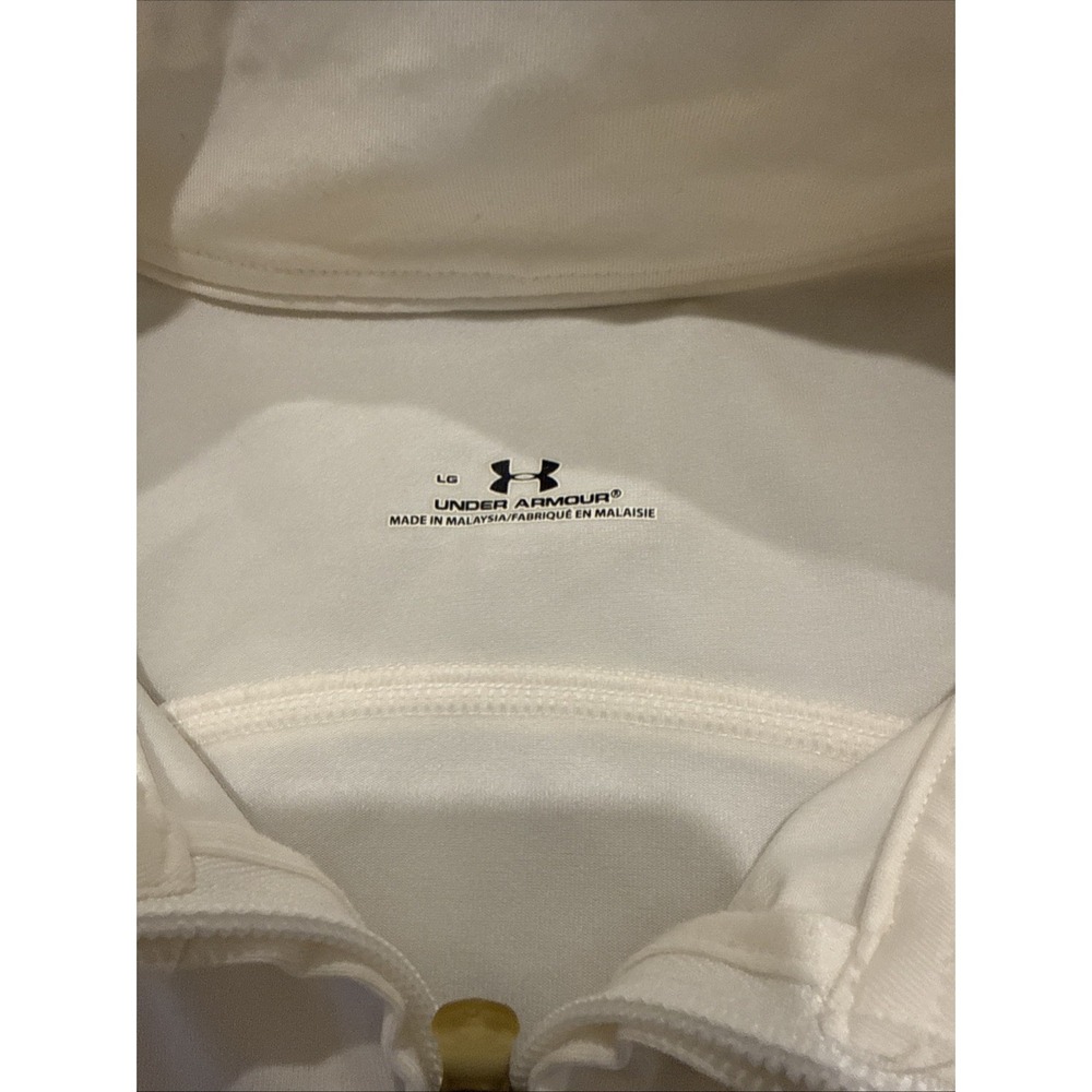 Under Armour Jacket  Womens Large Full Zip Stretch Athletic Running - Picture 5 of 7